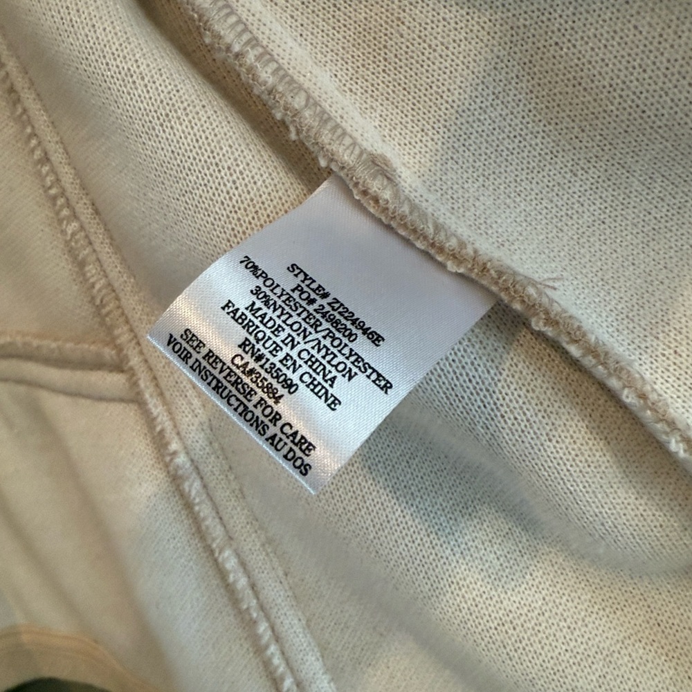 Z Supply Brandy Ecru Cream Knit Moto Jacket - Picture 10 of 13